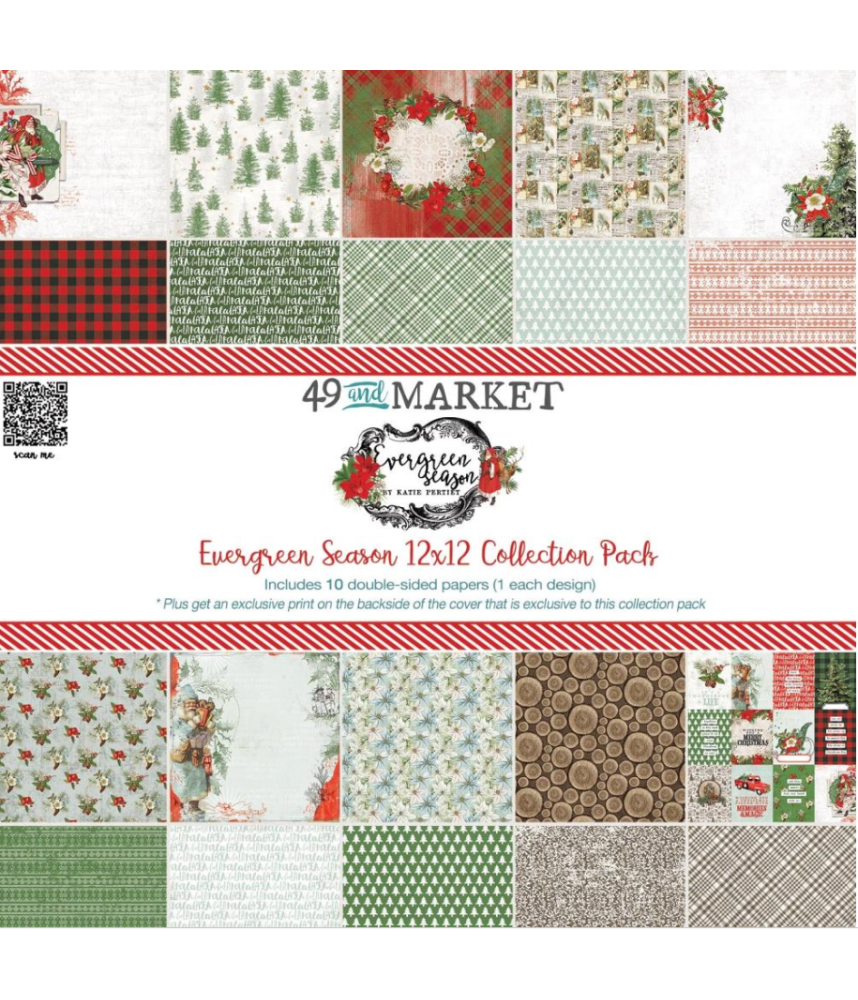 49 and Market 12 x 12 Paper Pack - Evergreen Season