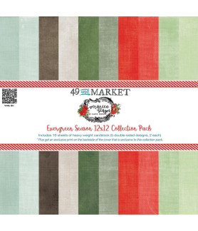 49 and Market 12 x 12 Paper Pack - Evergreen Season Solids