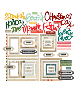 49 and Market Mistletoe and Memories Chipboard Basics