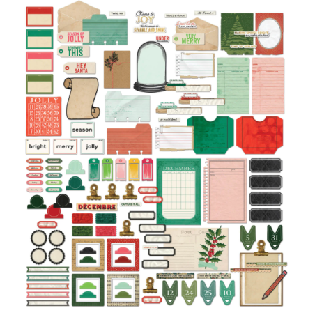 49 and Market Mistletoe and Memories Journaling Die-Cuts