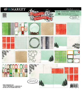 49 and Marketing 12 x 12 Paper Pack - Mistletoe and Memories
