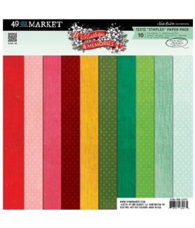 49 and Marketing 12 x 12 Mistletoe and Memories Pack - Staples