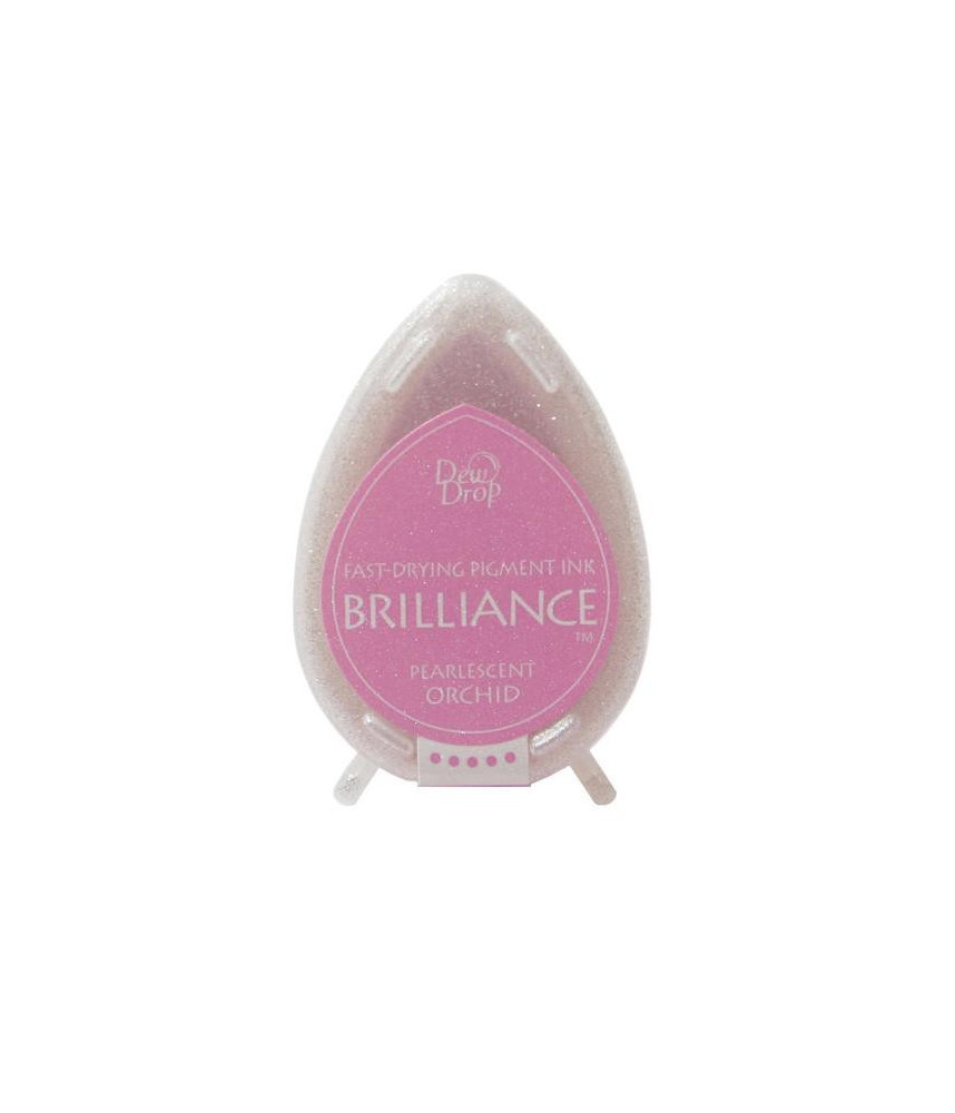 Tsukineko Brilliance Dewdrop Ink Pad - Pearlescent Orchid