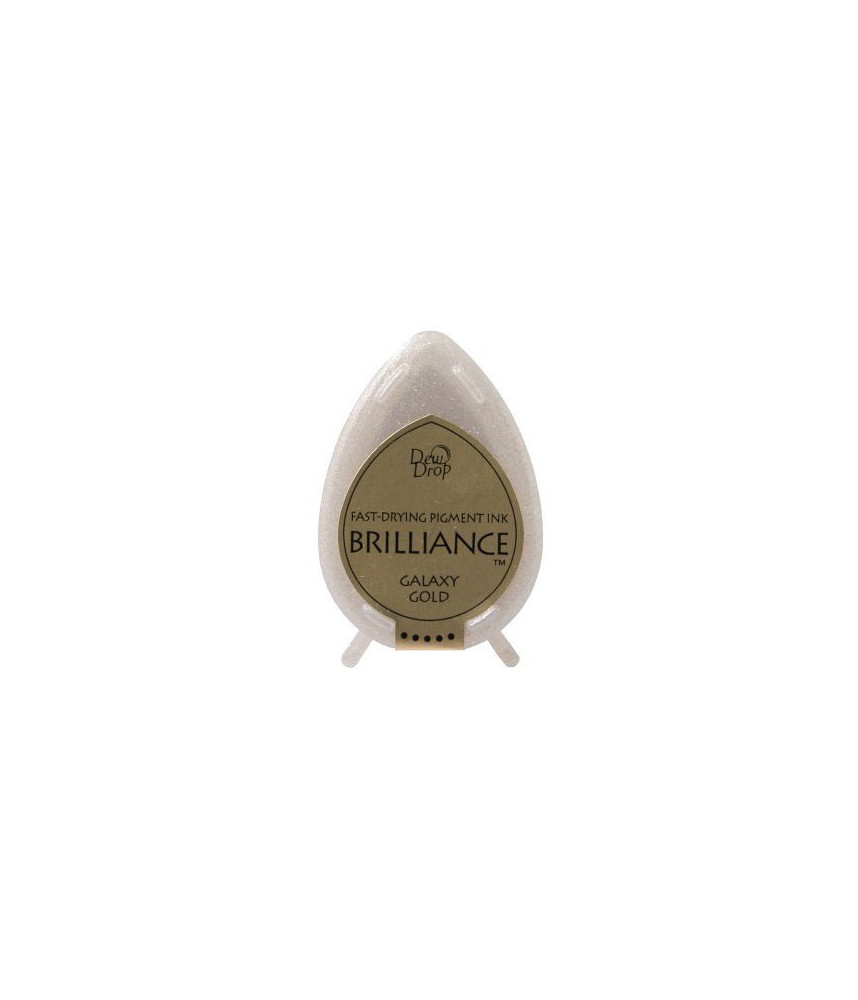 Tsukineko Brilliance Dewdrop Ink Pad - Galaxy Gold