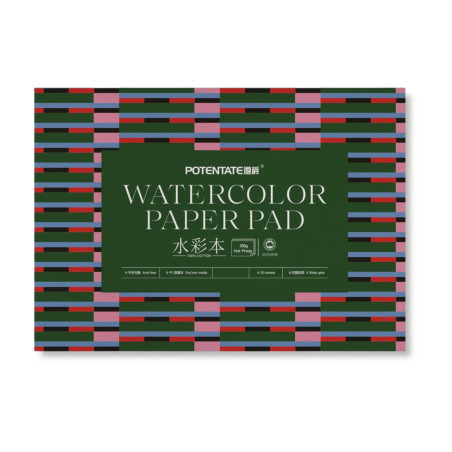 Potentate Watercolour Pad Hot Pressed 300g 4 Sides Glued