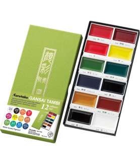 Kuretake Gansai Tambi Watercolour Sets 12