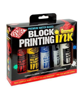 Essdee Block Printing Ink Set 5 Colours