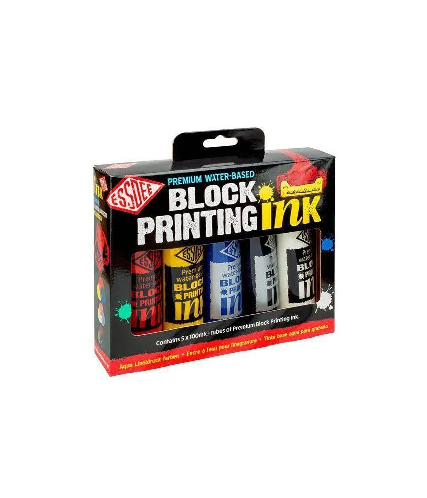 Essdee Block Printing Ink Set 5 Colours
