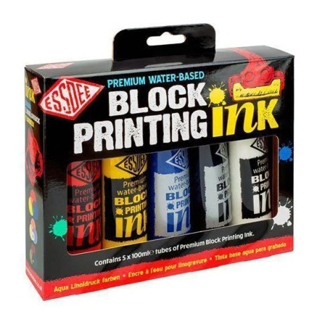 Essdee Block Printing Ink Set 5 Colours