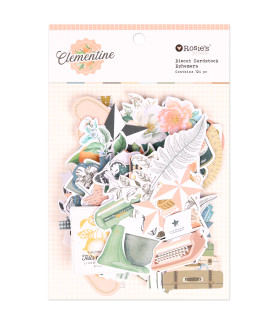 Rosies Studio Clementine Cardstock Die cut Ephemera 124 pieces
