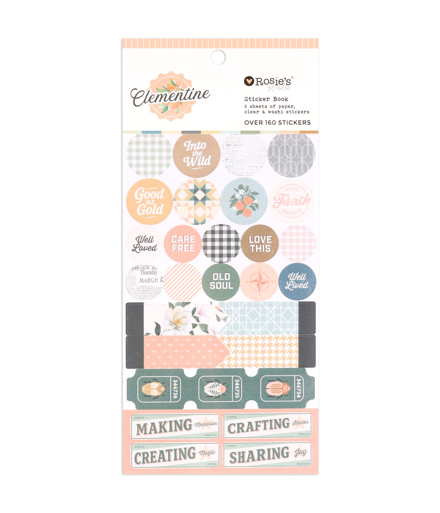 Rosies Studio Clementine Sticker Book 6 pages