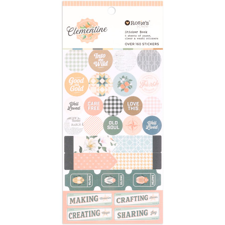 Rosies Studio Clementine Sticker Book 6 pages