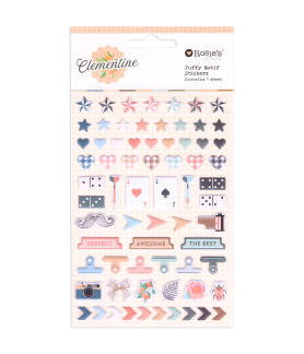 Rosies Studio Clementine Puffy Motif Stickers