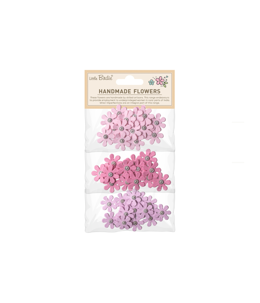 Little Birdie Handmade Flower Luna - Lavender Vibes 45pc