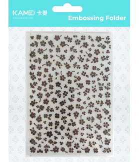 Kamei Embossing Folder - Small Flower 5 x 7 inch