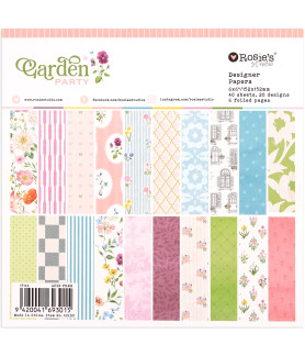 Rosies Studio 6x6 Paper Pad -Garden Party