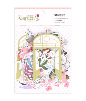 Rosies Studio Garden Party Cardstock Diecut Ephemera 146pk