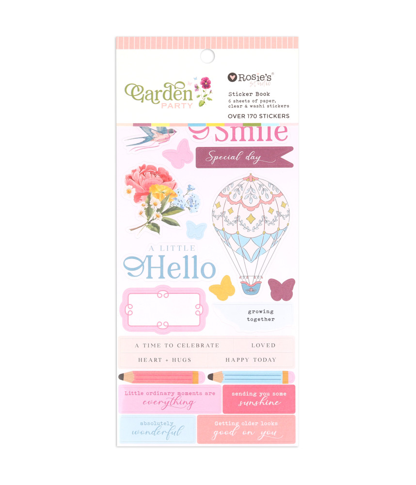 Rosies Studio Garden Party Sticker Book