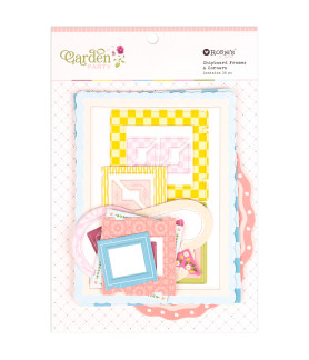 Rosies Studio Garden Party Chipboard Frames & Corners 38pc