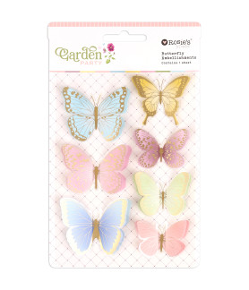 Rosies Studio Garden Party Butterfly Embellishments