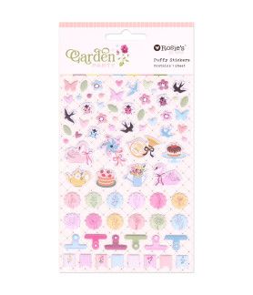 Rosies Studio Garden Party Puffy Motif Stickers