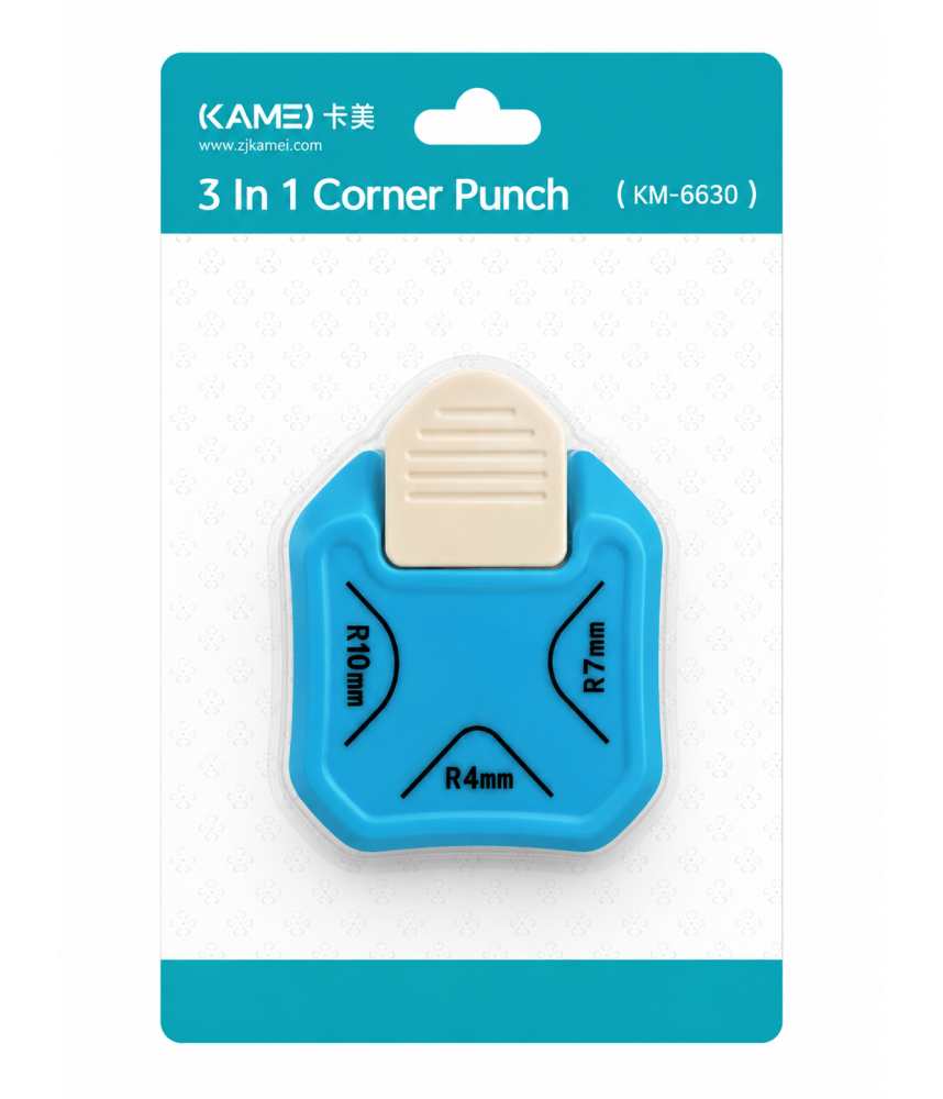 Kamei Craft Punch Corner 3-IN-1