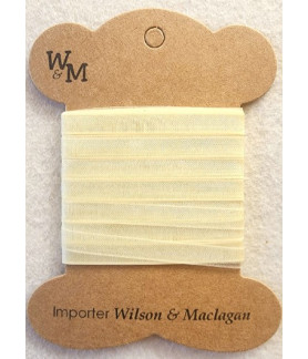 W&M Ribbon ORGANZA CREAM 6mm x 10m