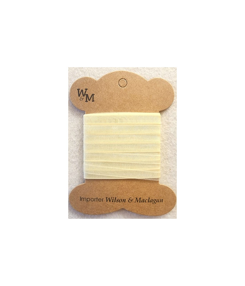 W&M Ribbon ORGANZA CREAM 6mm x 10m