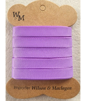 W&M Ribbon GROSGRAIN LILAC 9mm x 10m