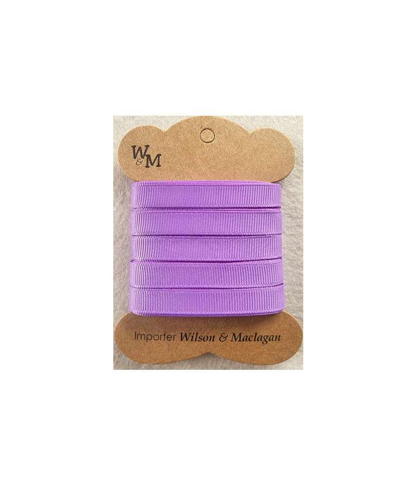 W&M Ribbon GROSGRAIN LILAC 9mm x 10m