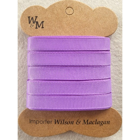 W&M Ribbon GROSGRAIN LILAC 9mm x 10m