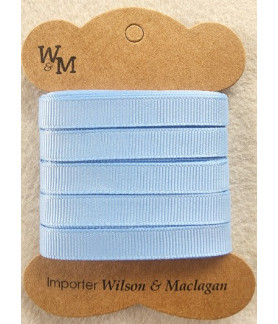 W&M Ribbon GROSGRAIN LIGHT BLUE 9mm x 10m