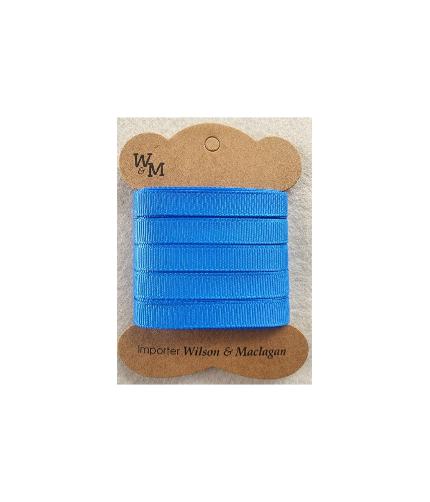 W&M Ribbon GROSGRAIN ROYAL BLUE 9mm x 10m