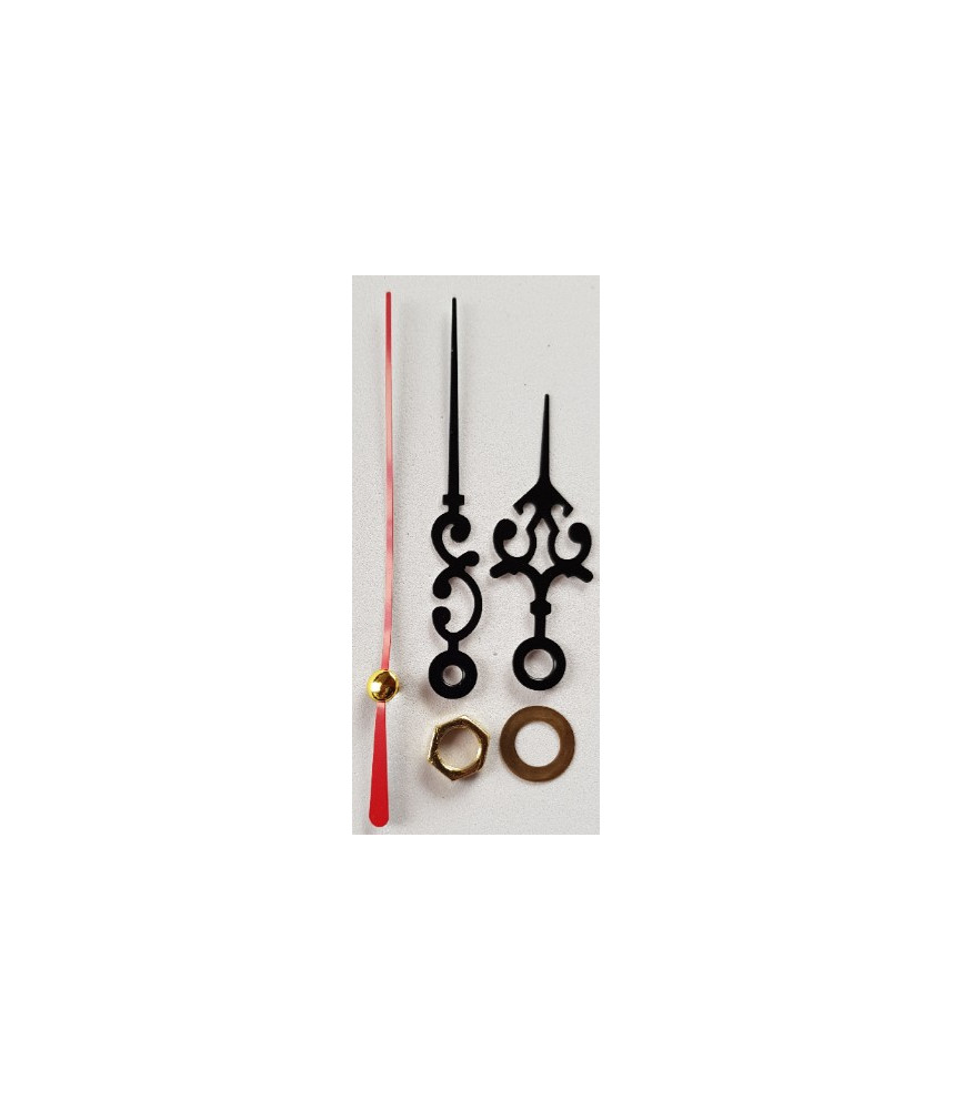 W&M Clock HANDS Black 50 x 70 mm p/SET