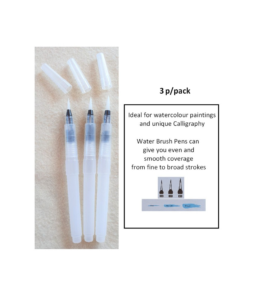 W&M Watercolour Paint Brushes
