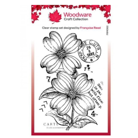 Woodware - Dogwood Flowers Clear Stamp