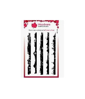 Woodware-Grungy Borders Clear Stamp Set