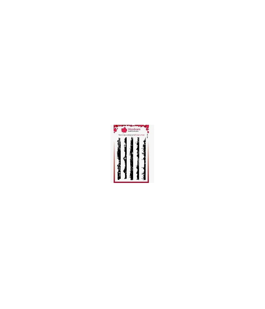 Woodware-Grungy Borders Clear Stamp Set