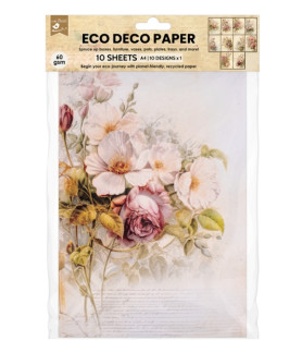 Little Birdie - Eco Déco Paper - Bloom Boutique A4 size 10 design x 1 10 sheets