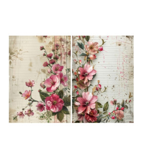 Little Birdie - Decoupage Paper Blossom Boutique 70gsm A4 size 2design 4 sheets