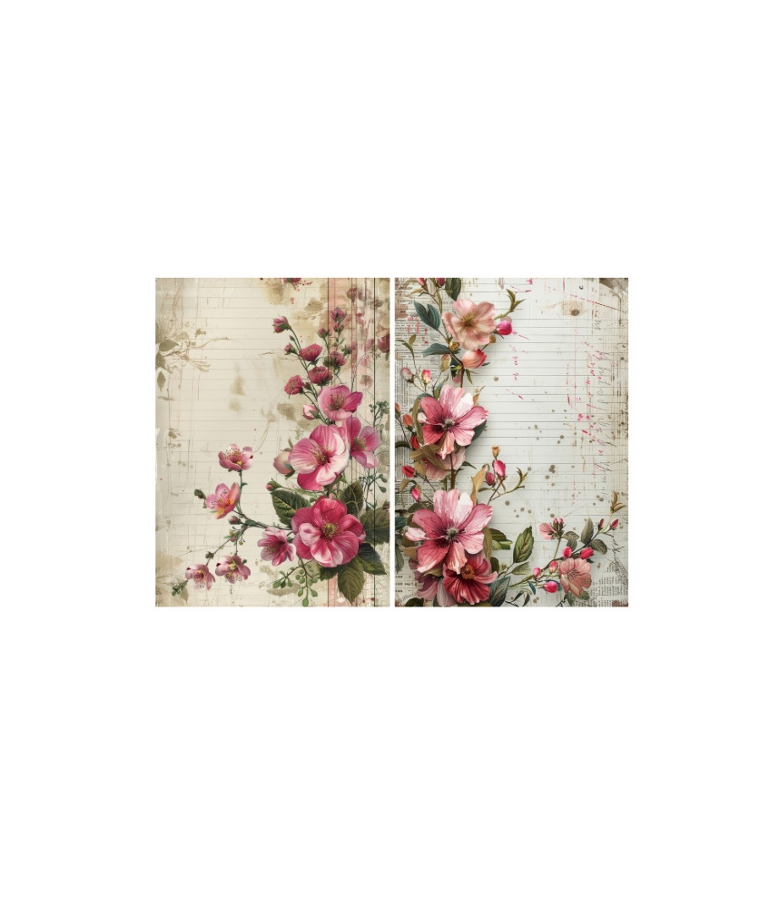 Little Birdie - Decoupage Paper Blossom Boutique 70gsm A4 size 2design 4 sheets