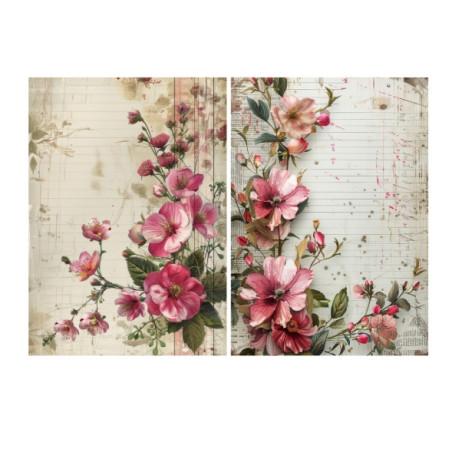 Little Birdie - Decoupage Paper Blossom Boutique 70gsm A4 size 2design 4 sheets