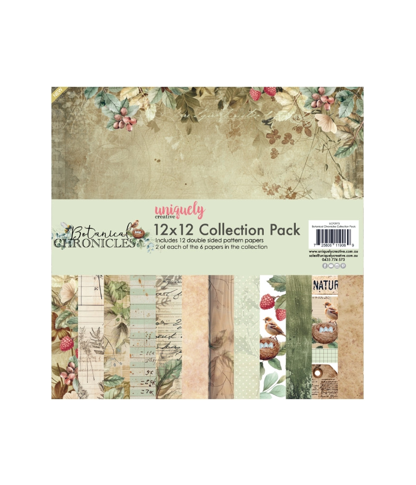 Uniquely - Botanical Chronicles 12x12 Collection Pack (12 Double Pages)