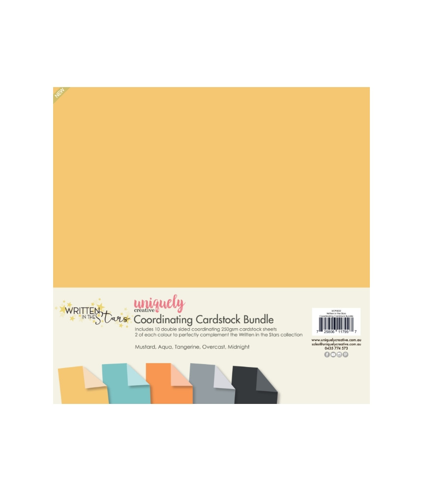 Uniquely - Written in the Stars Coordinating Cardstock Bundle