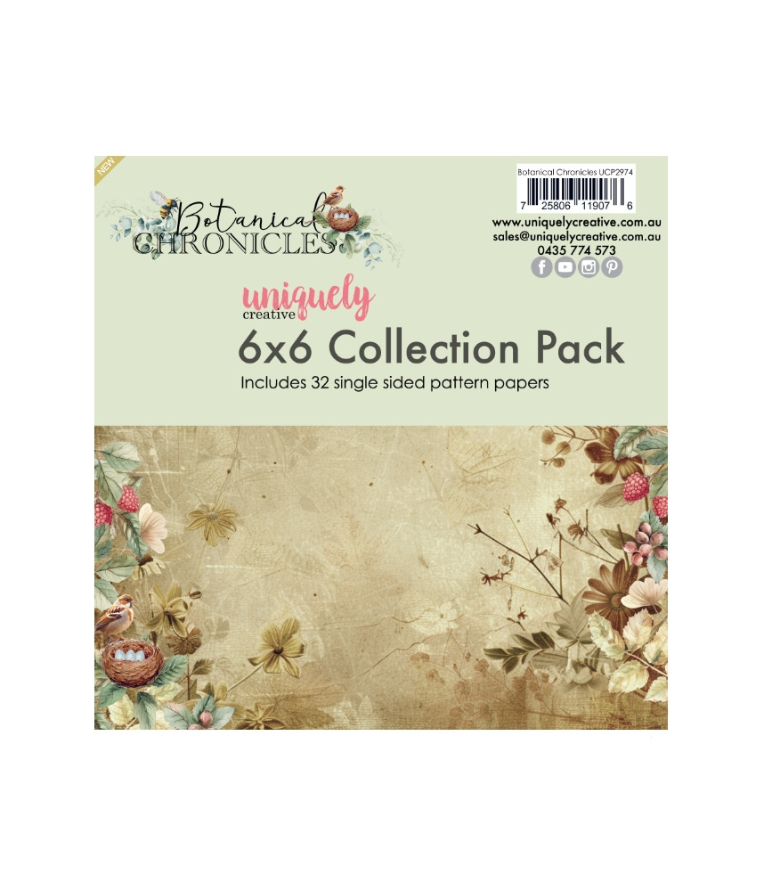 Uniquely - Botanical Chronicles 6x6 Collection Pack (32 Single Pages)