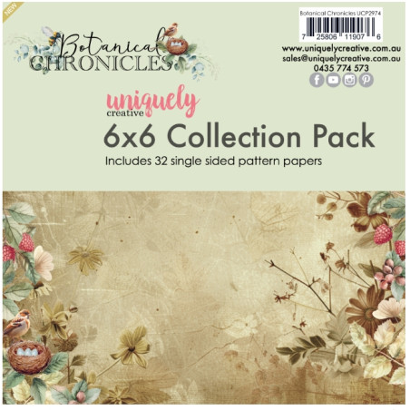 Uniquely - Botanical Chronicles 6x6 Collection Pack (32 Single Pages)