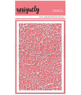 Uniquely - Floral Whispers Stencil