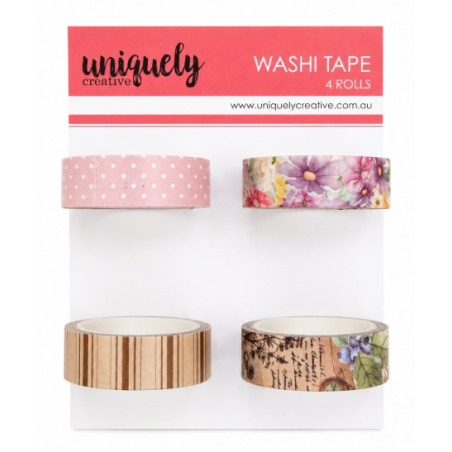 Uniquely - Botanical Washi Tape Combo Set Of 4