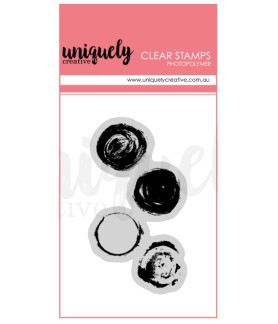 Uniquely - Circular Vibes Photopolymer Clear Stamp