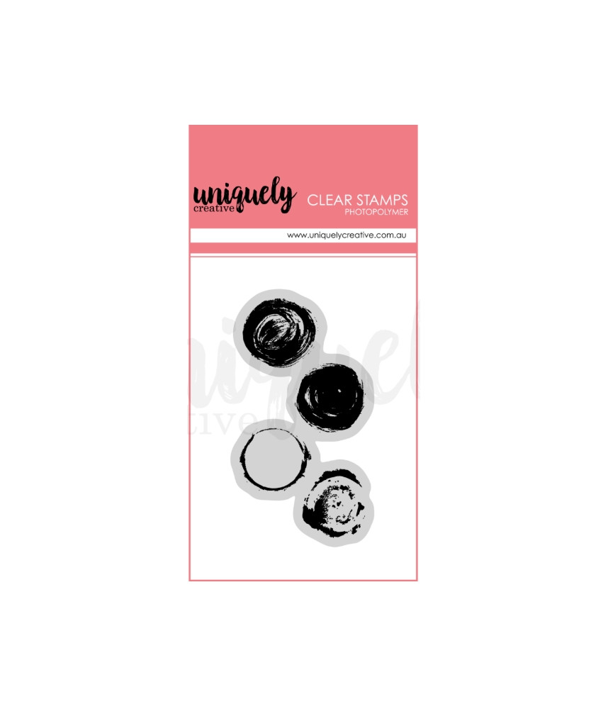 Uniquely - Circular Vibes Photopolymer Clear Stamp